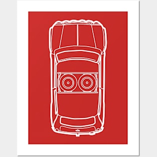 60's Austin Mini Cooper S Posters and Art